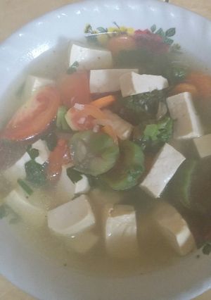 Foto resep Sup oyong tahu