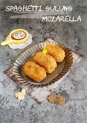 Foto resep Spaghetti Gulung Mozarella