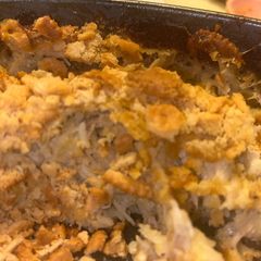 A picture of Chicken and rice casserole.