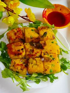 ফ্রায়েড সবজি ধোকলা(fried sabj dhokla recipe in Bengali) রেসিপির প্রধান ছবি