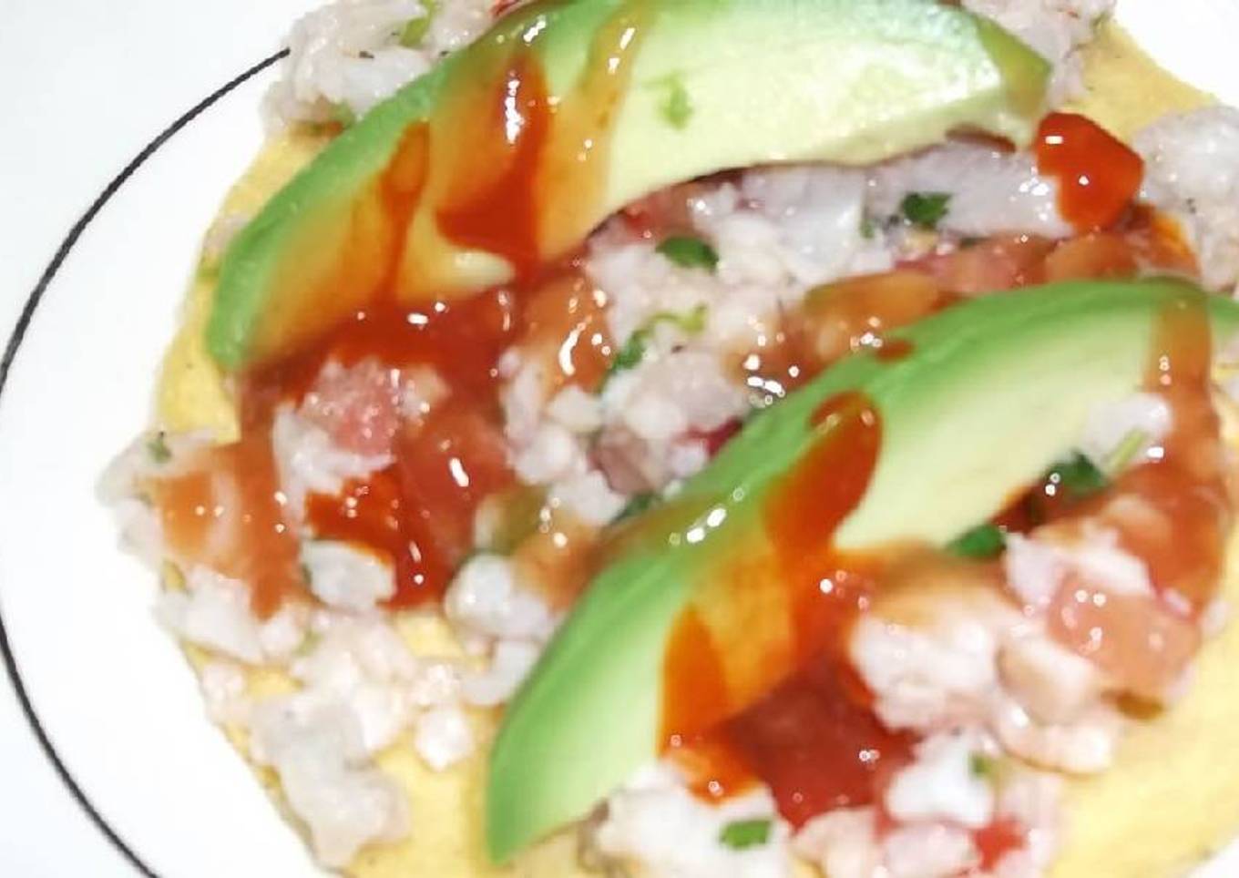 Tostadas de ceviche