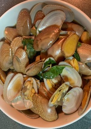 九層塔炒海瓜子 的食譜成品照片