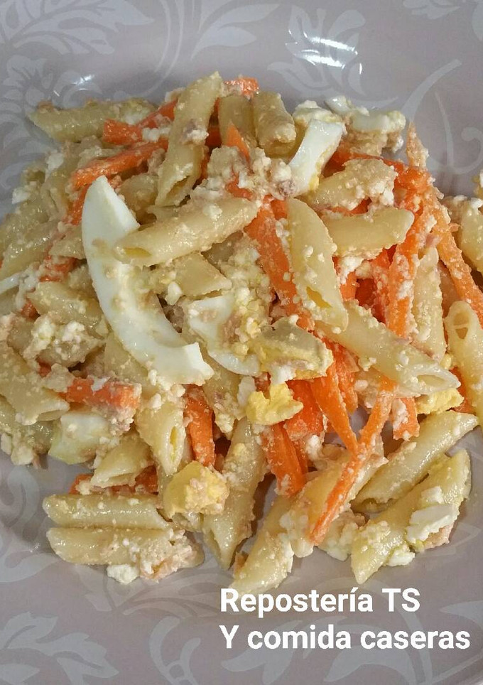 Una foto de Ensalada de macarrones
