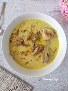 Foto resep Opor Ayam Kampung (Bumbu Dasar Kuning)