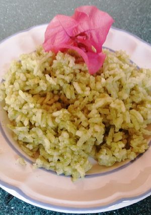 Una foto de Arroz verde