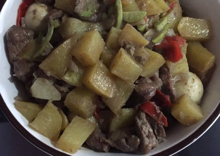 Langkah Mudah untuk meracik Sambal Goreng Ati Ampela Pete plus telor puyuh yang Enak