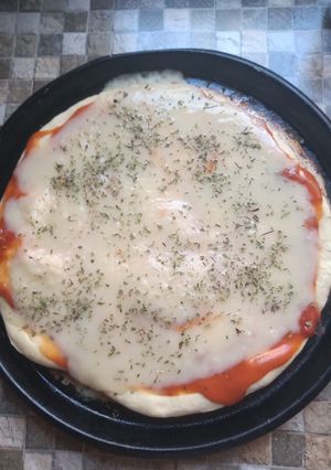 Una foto de Pizza casera apta Aplv, soja y huevo (vegana también)