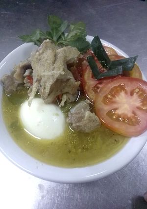Foto resep Sop tulang sapi telor