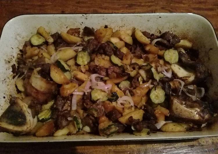 Recipe of Roast beef and potatoes in 12 Minutes at Home