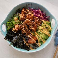 A picture of Salmon Poke Bowl.