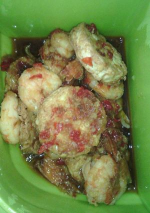 Foto resep Udang Tofu Pedas