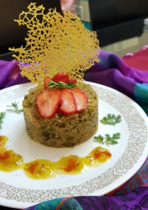 A picture of Quinoa Upma steak.