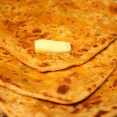 A picture of Carrot Paratha.