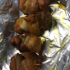 A picture of Chicken kebab.