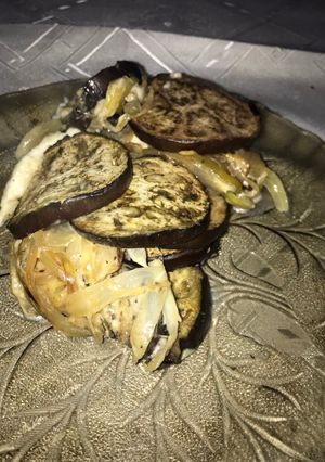Una foto de Berenjenas a la criolla al horno