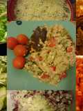 Colourful pasta casserole 