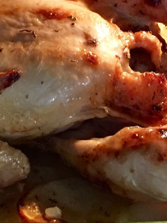 Una foto de Pollo entero al horno