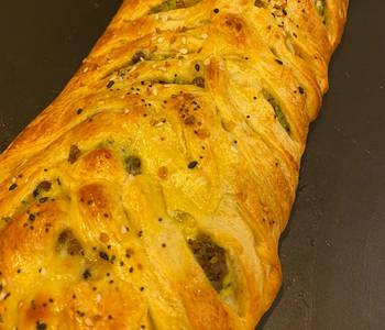 Ultimate Serving Recipe Everything Bagel Beef Broccoli Braid Delicious Nutritious