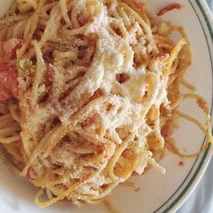 A picture of Baked Spaghetti.