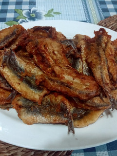 Una foto de Boquerones aliñados y rebozados en masa Orly