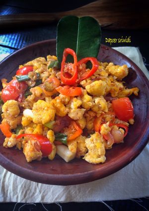 Foto resep Gongso telur pedas (#postingrame2_recookmasakanpedas)