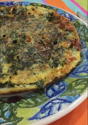 Una foto de Tortilla de zucchini