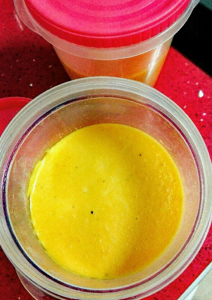 Una foto de Crema de Zanahorias al Toque de Roquefort