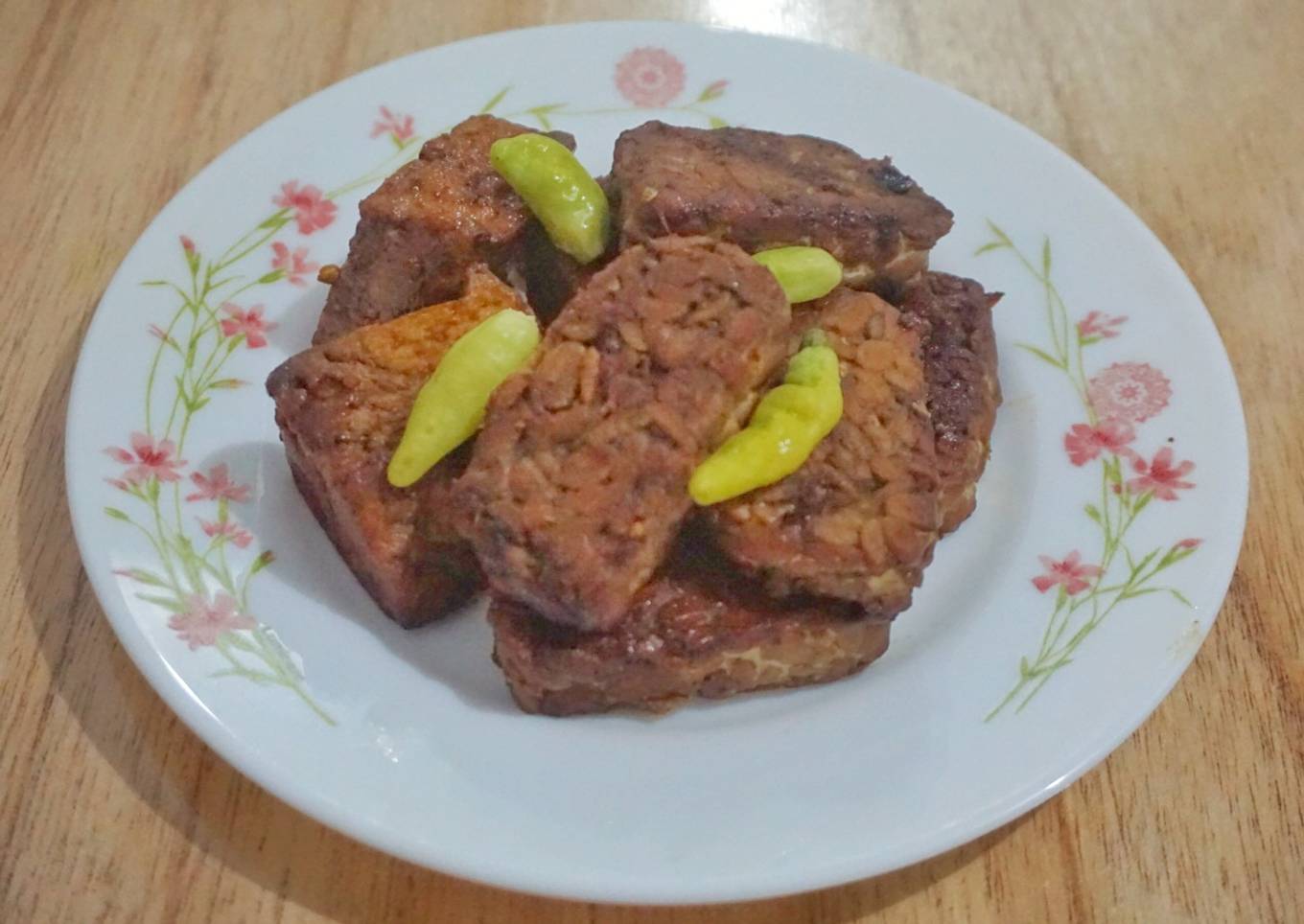 Tahu Tempe Bacem Bakar