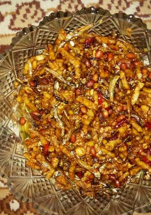 Foto resep Orek teri tempe pedes