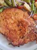 Chuletas ahumadas a la miel y mostaza