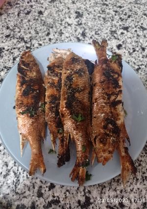 صورة لوصفة سمك مشوي في البيت