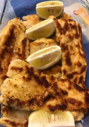 Una foto de Milanesa de pescado