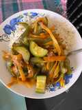 Capsicum Zucchini Carrot Vegetable Stew