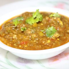 A picture of Baingan Bharta.