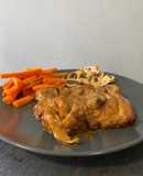 Contramuslo de Pollo con Salsa Satay 🍗🥜