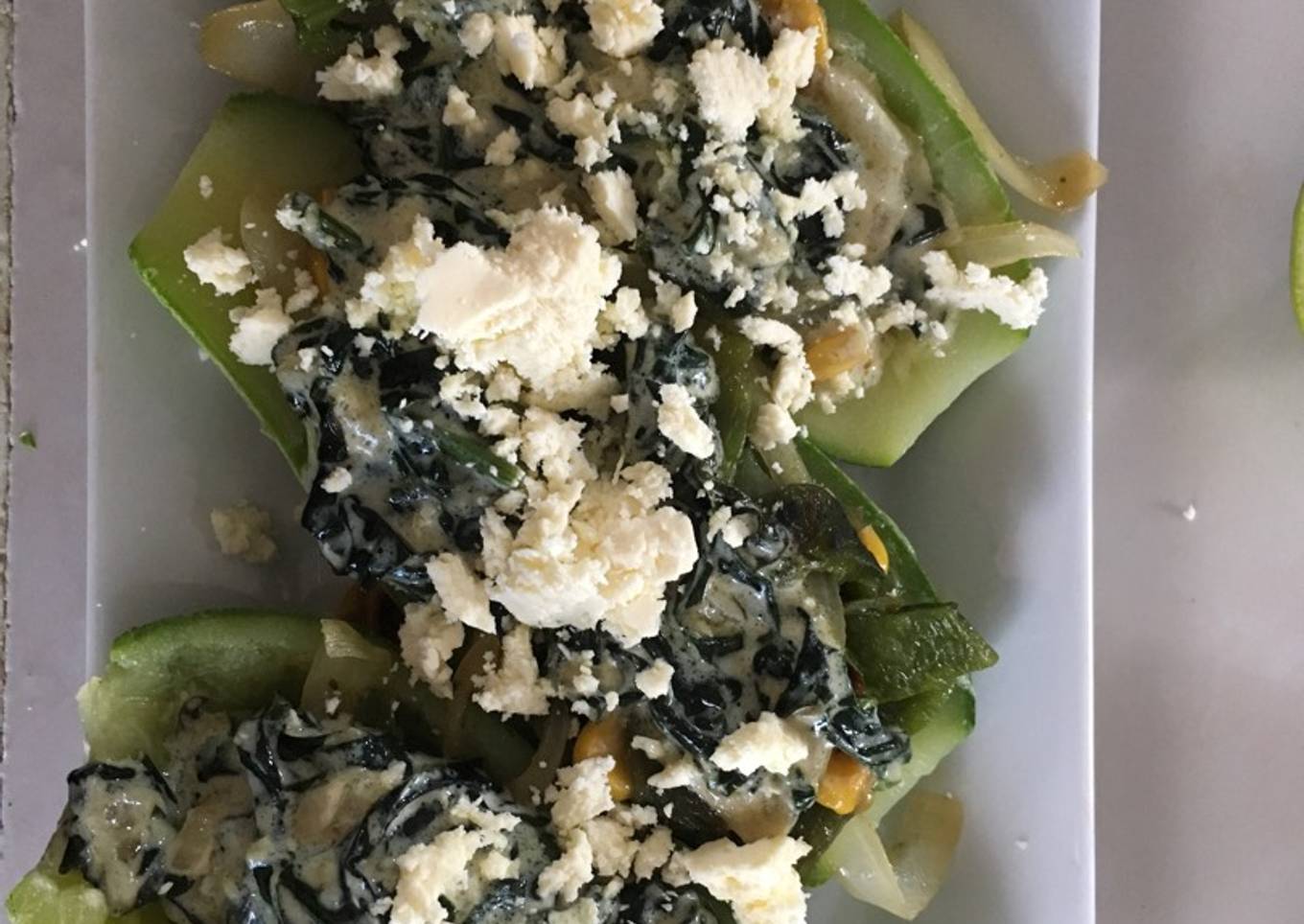 Calabacitas rellenas