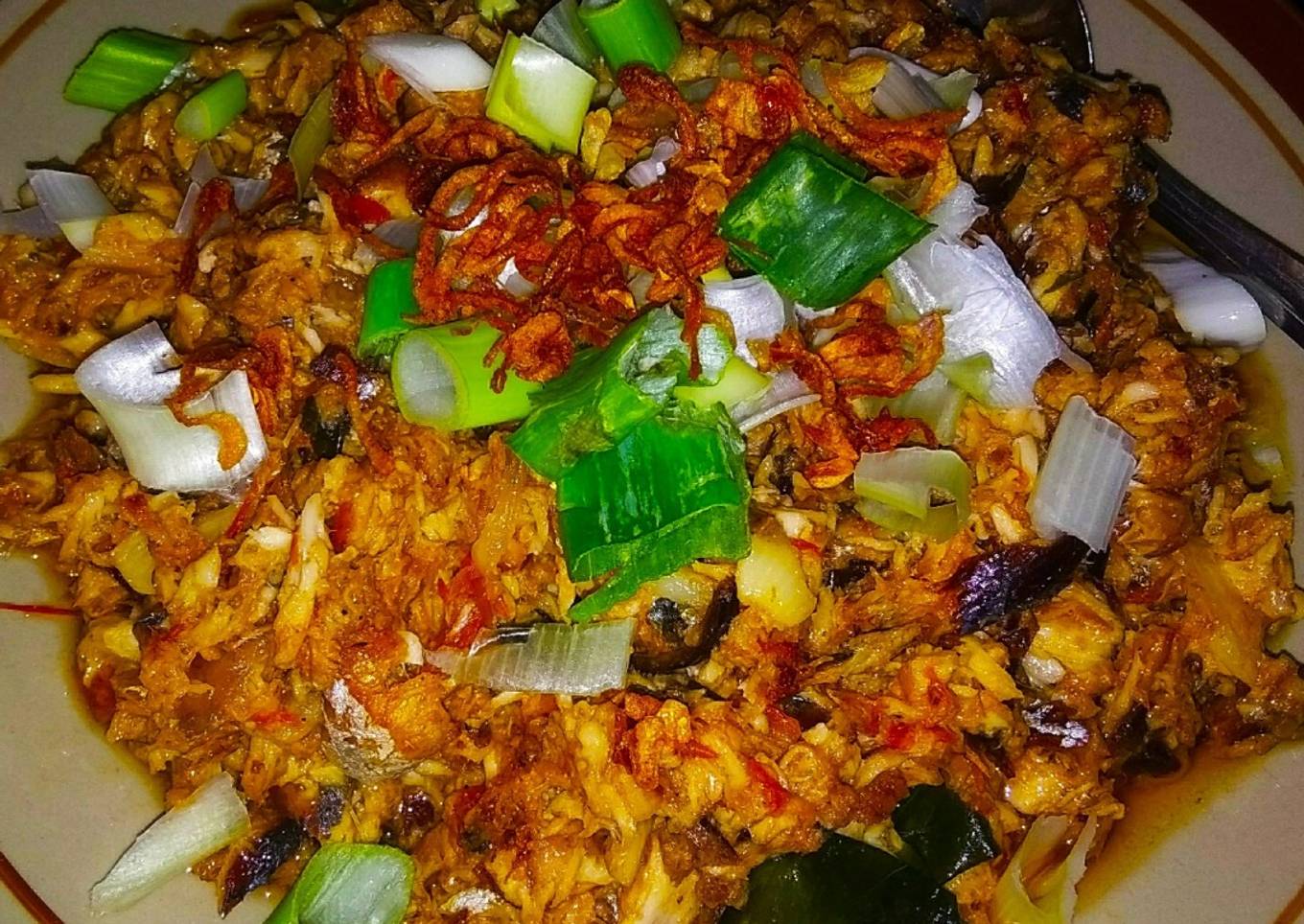 Ikan suwir tumis pedas