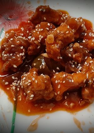 A picture of Schezwan Chicken.