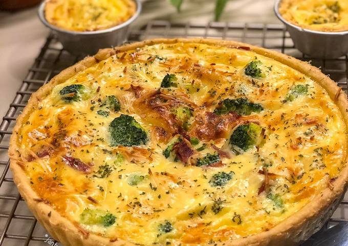 Smoke Beef and Broccoli 🥦 Quiche