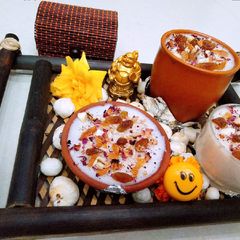 A picture of गुलाब वाली सामक फिरनी(इस को व्रत में भी खा सकते हैं).