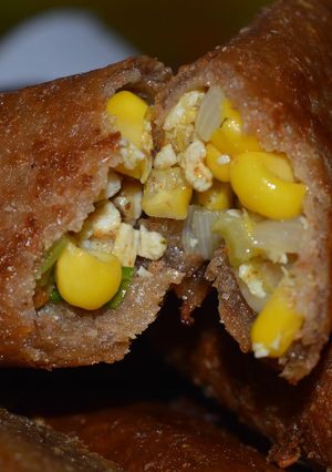 Una foto de Rollitos crujientes de pollo