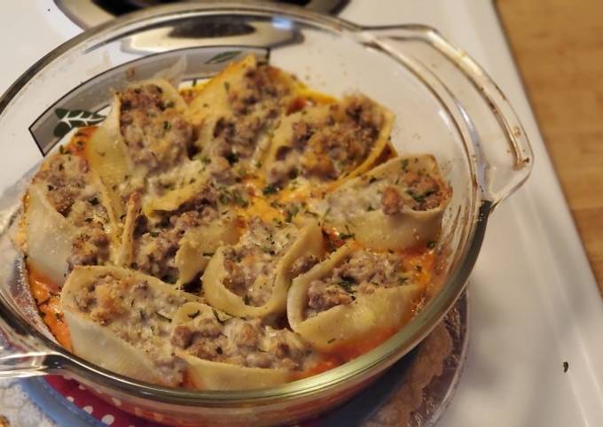 Recipe of Homemade Stuffed Shells