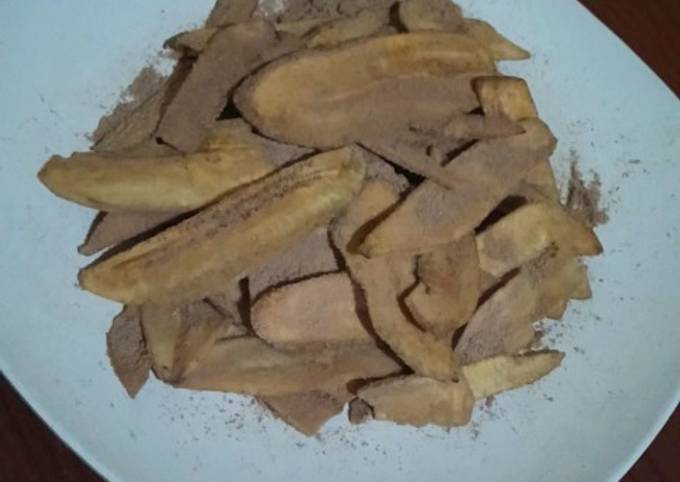 Resep Keripik pisang cokelat, Enak