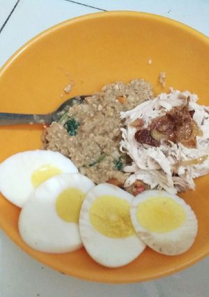 Foto resep Bubur ayam oatmeal