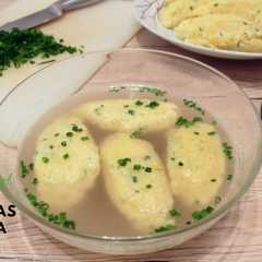 Una foto de Albóndigas de sémola - Griessnockerl