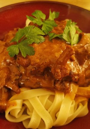 Une photo de Boeuf Stroganoff