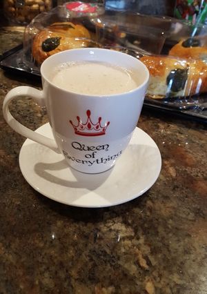 Una foto de Atole de cajeta