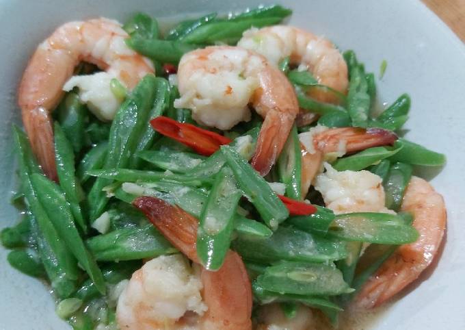 Resep Tumis Buncis Udang Oleh Debbymarcelina Cookpad