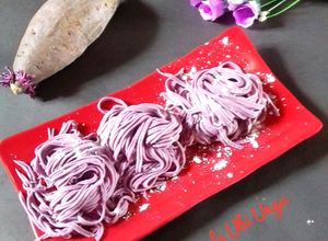 Foto resep Mie Homemade Ubi Ungu