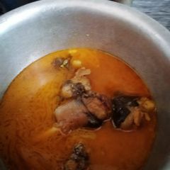 A picture of Desi mutton paye.
